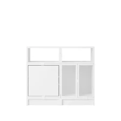 Muuto Stacked Office Reol Konfiguration 5 Hvid