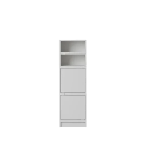 Muuto Stacked Office Reol Konfiguration 4 Grå