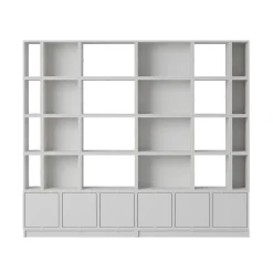 Muuto Stacked Office Reol Konfiguration 1 Grå