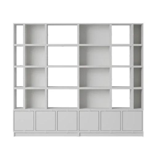 Muuto Stacked Office Reol Konfiguration 1 Grå