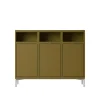 Muuto Stacked Reol Konfiguration 3 Brungrøn