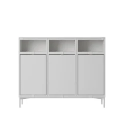 Muuto Stacked Reol Konfiguration 3 Grå