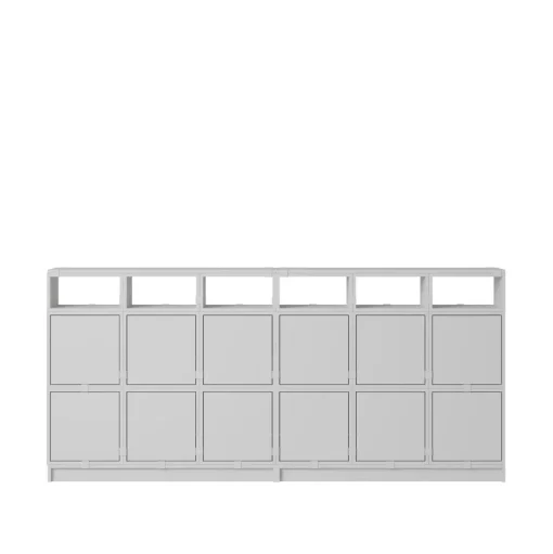 Muuto Stacked Reol Konfiguration 1 Grå