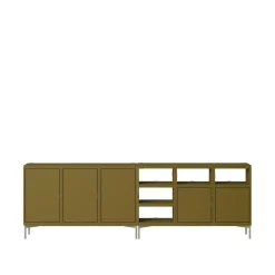 Muuto Stacked Reol Konfiguration 2 Brungrøn