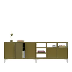 Muuto Stacked Reol Konfiguration 2 Brungrøn