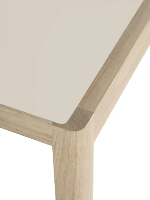 Muuto Workshop Skrivebord Varm Grå Linoleum/Eg