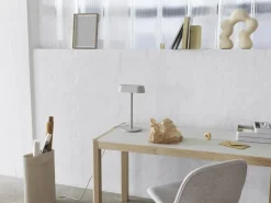Muuto Workshop Skrivebord Varm Grå Linoleum/Eg