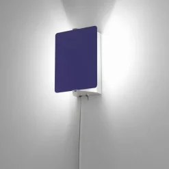 Nemo Applique À Volet Pivotant Váglampe E14 Hvid/Spejlpoleret