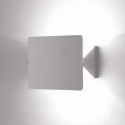 Nemo Applique À Volet Pivotant Váglampe LED Hvid/Gul