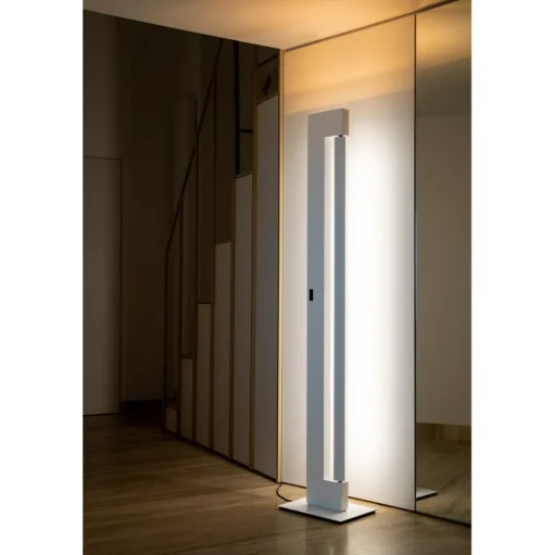 Nemo Ara Floor DTW Gulvlampe Mokka/Poleret Aluminium