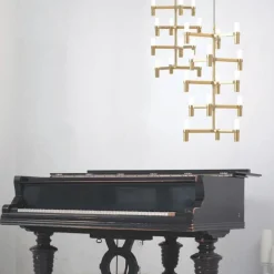 Nemo Crown Multi Pendel Guld Belagt