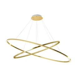 Nemo Ellisse Double Mega Pendel Guld/ Hvid 3000K