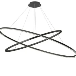 Nemo Ellisse Double Mega Pendel Sort/ Hvid 2700K