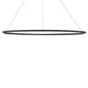 Nemo Ellisse Major Pendel Oval Sort/Hvid Downlight 3000k