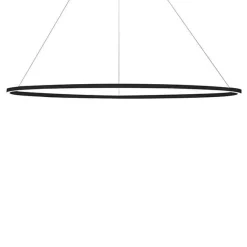 Nemo Ellisse Major Pendel Oval Sort/Hvid Downlight 3000k