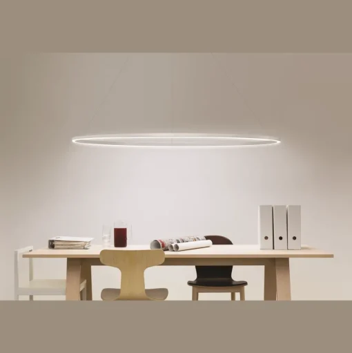 Nemo Ellisse Major Pendel Oval Sort/Hvid Downlight 3000k