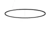 Nemo Ellisse Major Pendel Oval Sort/Hvid Uplight 2700k