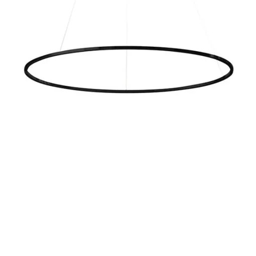 Nemo Ellisse Major Pendel Oval Sort/Hvid Uplight 2700k