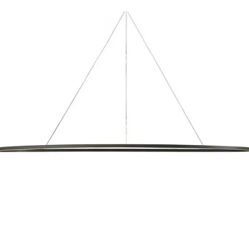 Nemo Ellisse Mega Pendel Oval Sort/Hvid Downlight 2700k