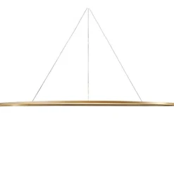 Nemo Ellisse Mega Pendel Oval Guld/Hvid Uplight 3000k