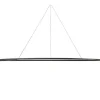 Nemo Ellisse Mega Pendel Oval Sort/Hvid Uplight 3000k