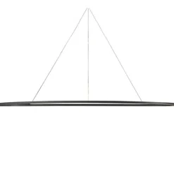 Nemo Ellisse Mega Pendel Oval Sort/Hvid Uplight 3000k