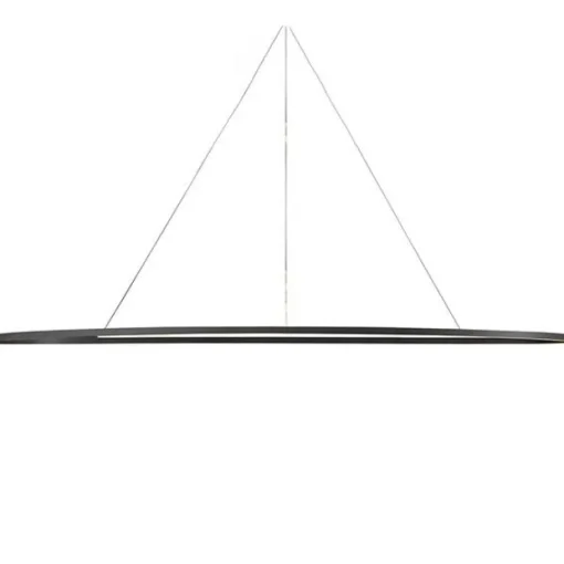 Nemo Ellisse Mega Pendel Oval Sort/Hvid Uplight 3000k