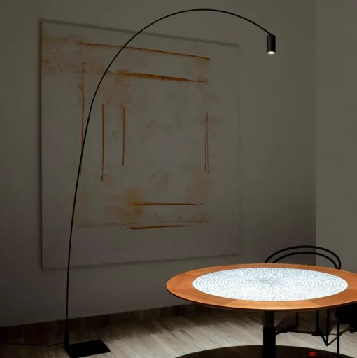 Nemo Fox Gulvlampe Sort