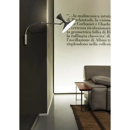 Nemo Lampe de Marseille Mini Váglampe Hvid