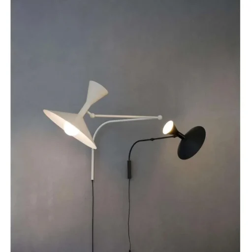 Nemo Lampe de Marseille Mini Váglampe Hvid