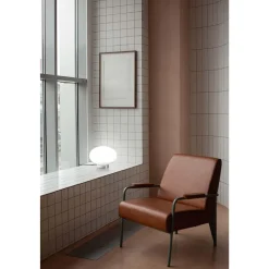 Nemo Maga Bordlampe Krom/Hvid