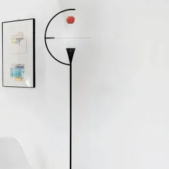 Nemo Newton Gulvlampe Sort/ Hvid