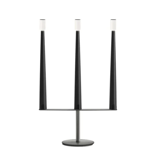 Nemo Sorrento Bordlampe Stor Sort/Grå