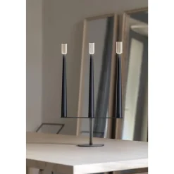 Nemo Sorrento Bordlampe Stor Sort/Grå