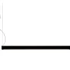 Nemo Tru Horizontal Pendel Sort/ Hvid Up/ Down 2700K