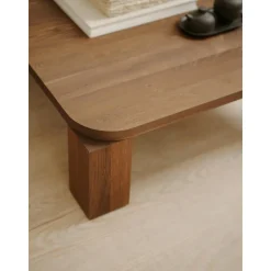 New Works Atlas Sofabord 82x82 Røget Eg