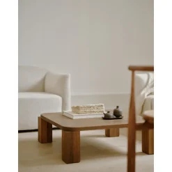 New Works Atlas Sofabord 82x82 Røget Eg