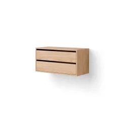 New Works Cabinet Reol Lav Med Hylder Eg