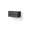 New Works Cabinet Reol Lav Med Hylder Sort Ask