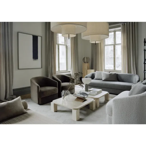 New Works Covent Lánestol Narrow Nevotex Barnum Dark Taupe
