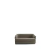 New Works Covent Sofa 2-seater Deep Nevotex Barnum Dark Taupe