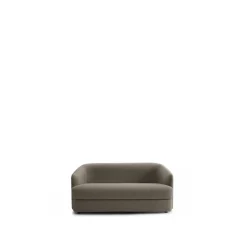 New Works Covent Sofa 2-seater Deep Nevotex Barnum Dark Taupe
