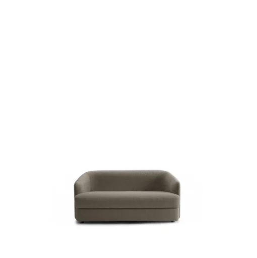 New Works Covent Sofa 2-seater Deep Nevotex Barnum Dark Taupe