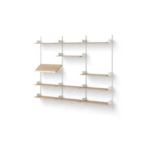New Works Display Reol 1900 Egetrá/Hvid