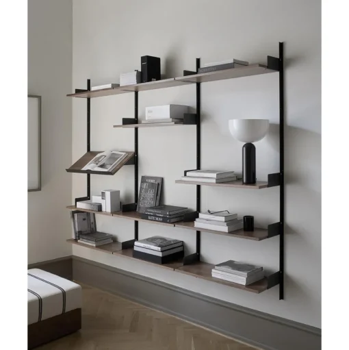 New Works Display Reol 1900 Egetrá/Hvid