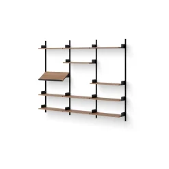 New Works Display Reol 1900 Valnød/Sort