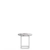 New Works Florence SidebordØ50 Hvid Viola Marmor med Hvid Stel