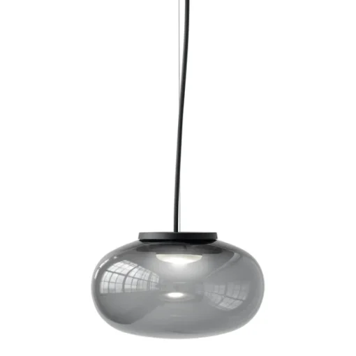 New Works Karl-Johan Pendel LEDØ23 Røgfarvet Glas