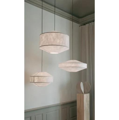 New Works Kite 2B PendelØ65 Hvid/Sort