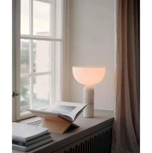 New Works Kizu Bordlampe Stor Kunis Breccia